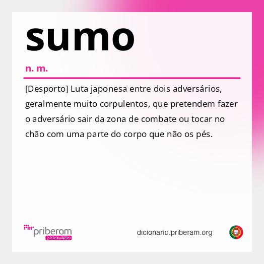 Significado de sumo